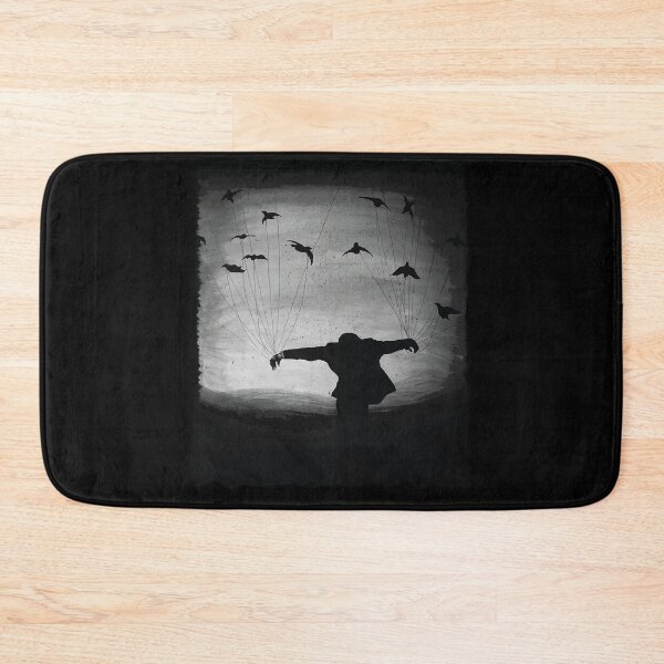 Item preview, Man In flight with ravens designed and sold by jesseladret.
