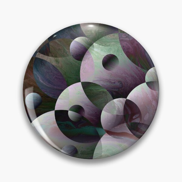 Orbs 3: round spheres abstract Pin