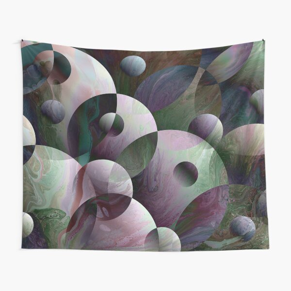 Orbs 3: round spheres abstract Tapestry