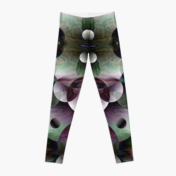 Orbs 3: round spheres abstract Leggings
