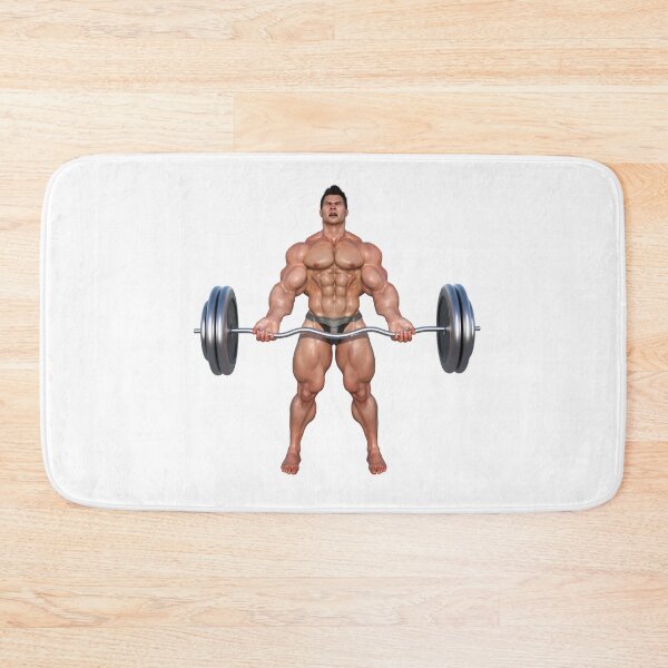 Item preview, Bodybuilder lifting weights designed and sold by 3D-Warrior.