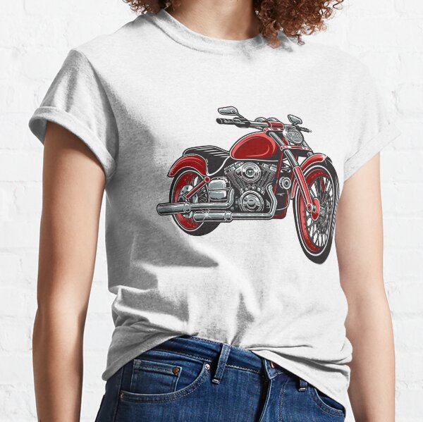 vintage motorcycle, american funny, 14 Classic T-Shirt