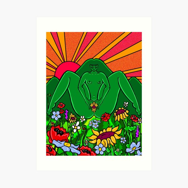 Birth of a Flower Art Print
