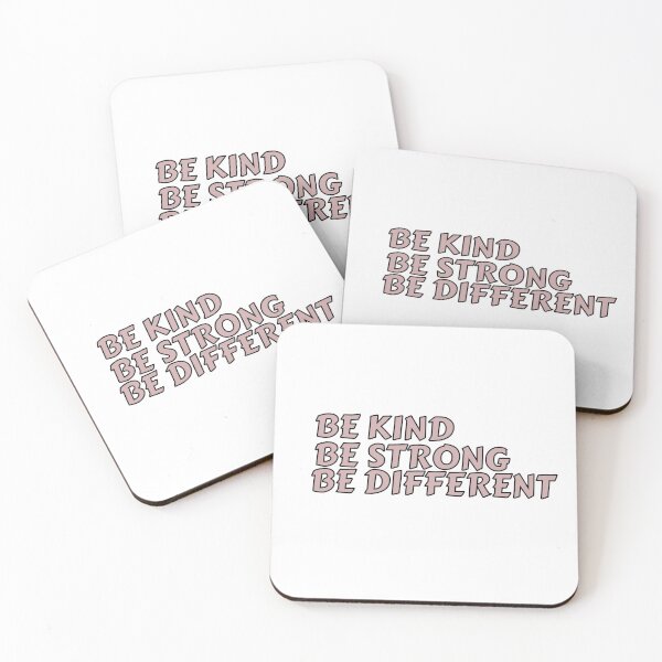 Item preview, BE KIND BE STRONG BE DIFFERENT designed and sold by TrinityGIRL.
