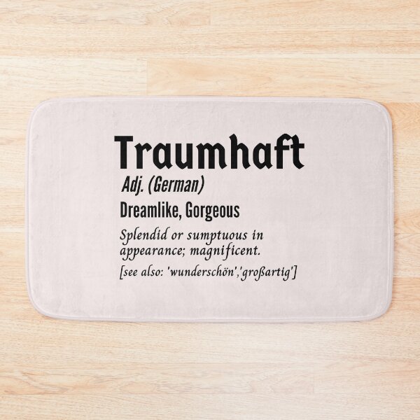 Artikelvorschau, Traumhaft Dreamlike Gorgeous German entworfen und verkauft von Time4German.