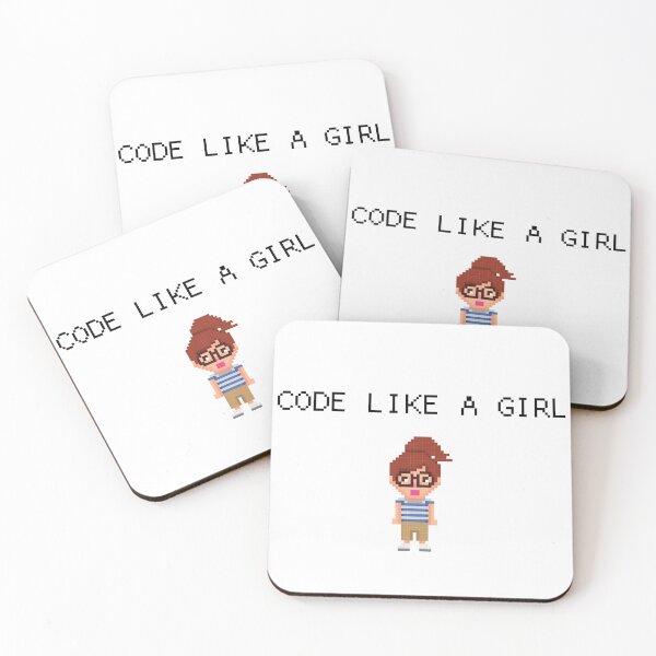 Item preview, Code like a girl designed and sold by purumArt.