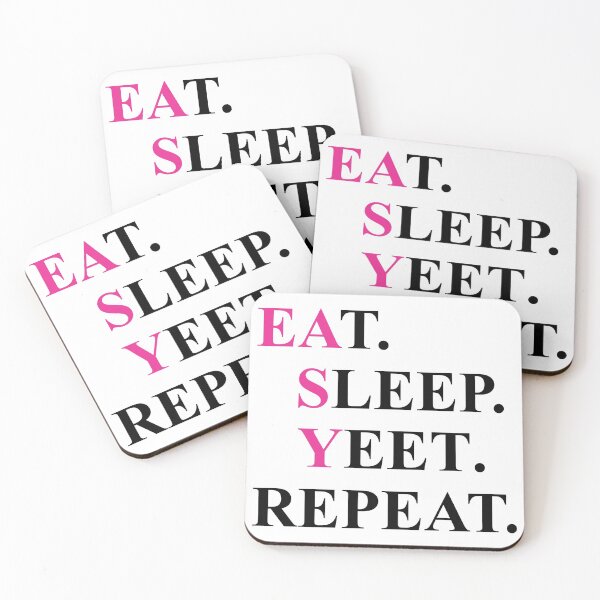 Item preview, Eat Sleep Yeet Repeat designed and sold by ZodesignArt.