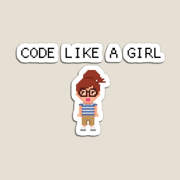 Item preview, Code like a girl designed and sold by purumArt.