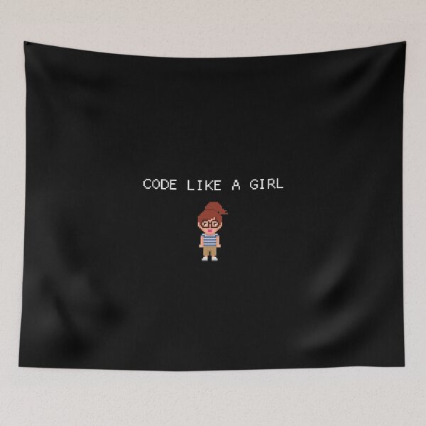 Item preview, Code like a girl designed and sold by purumArt.