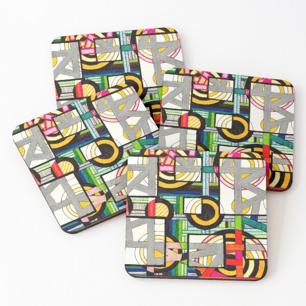 Item preview, Abstract Arcade Inspired Doodle Art designed and sold by Courtney Wartner.