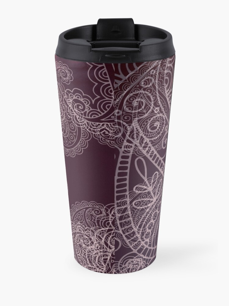 Alternate view of Classic dark purple Travel Mug