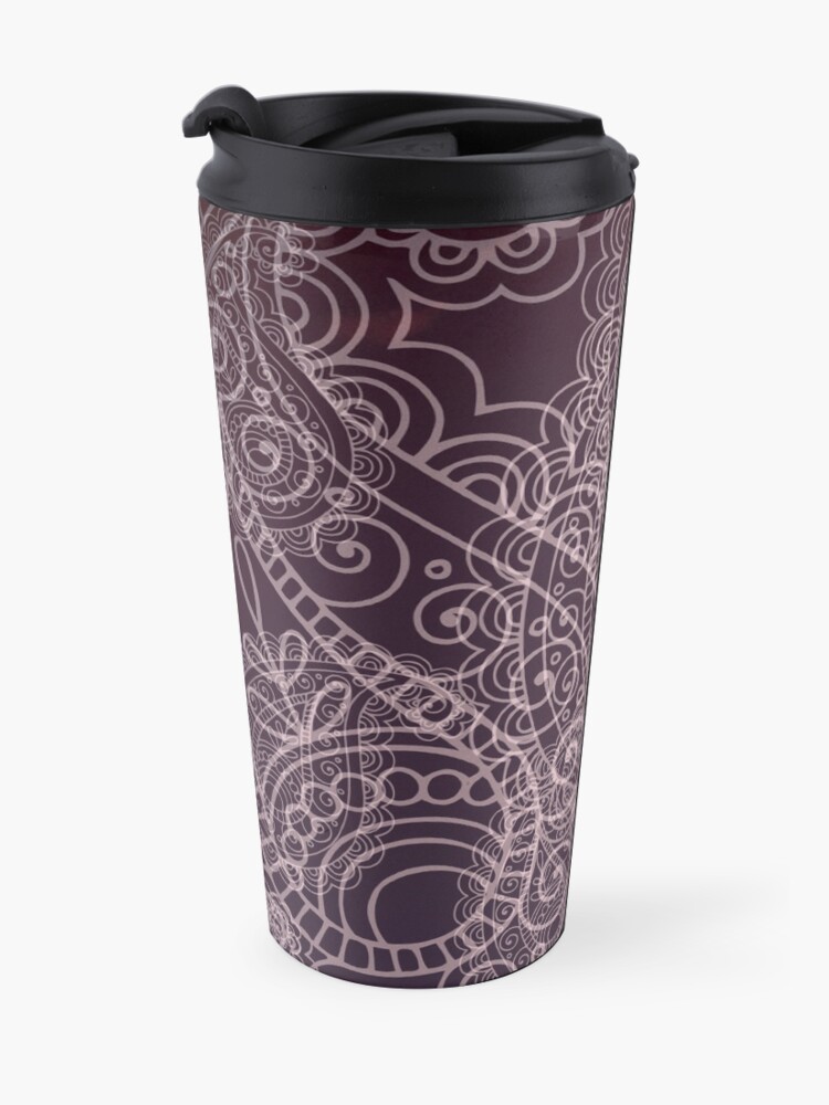 Alternate view of Classic dark purple Travel Mug