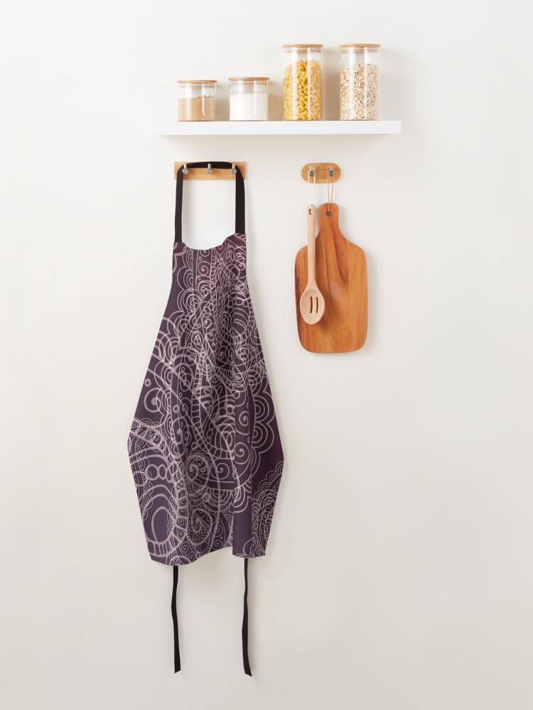 Alternate view of Classic dark purple Apron