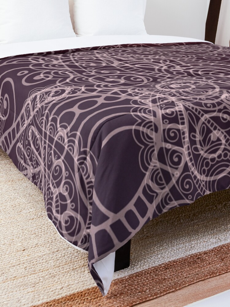 Alternate view of Classic dark purple Comforter