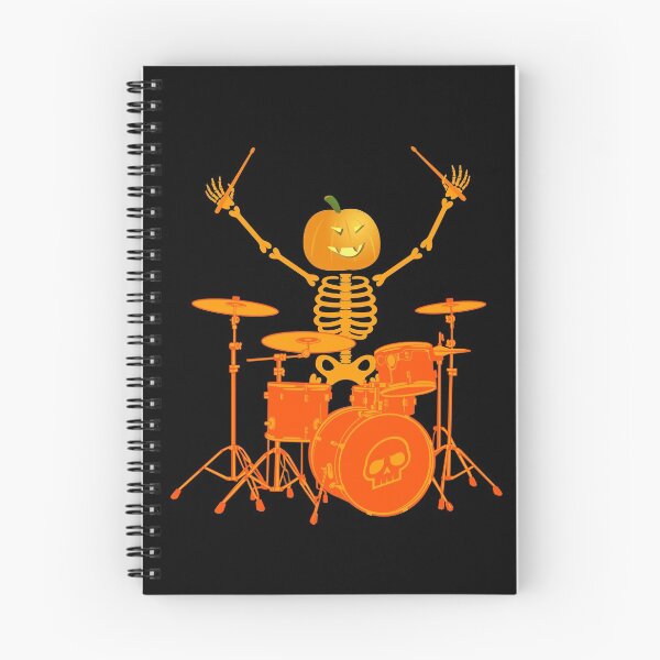 Item preview, Skeleton Drummer Pumpkin Halloween designed and sold by playloud.
