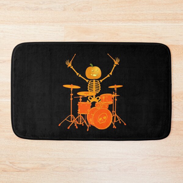 Item preview, Skeleton Drummer Pumpkin Halloween designed and sold by playloud.