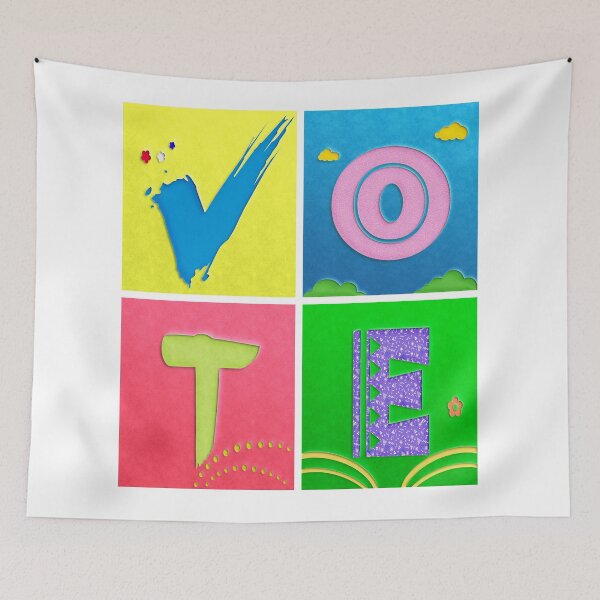 Item preview, VOTE CooL in squares designed and sold by MAZAX.
