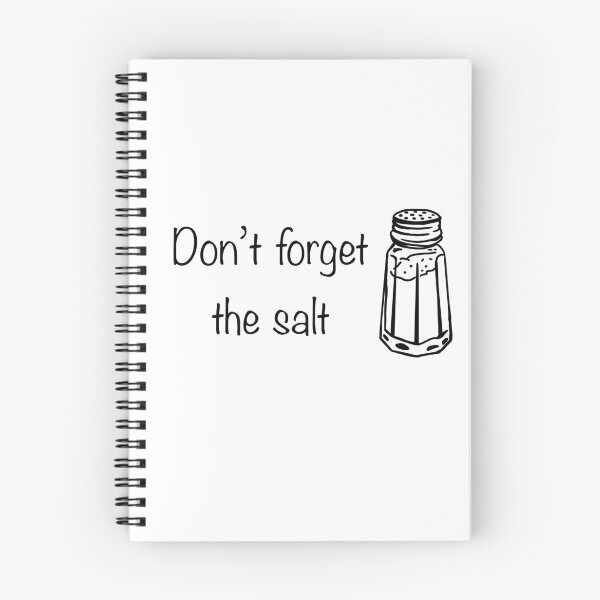 Item preview, Don't forget the salt designed and sold by ElfyshBooks.
