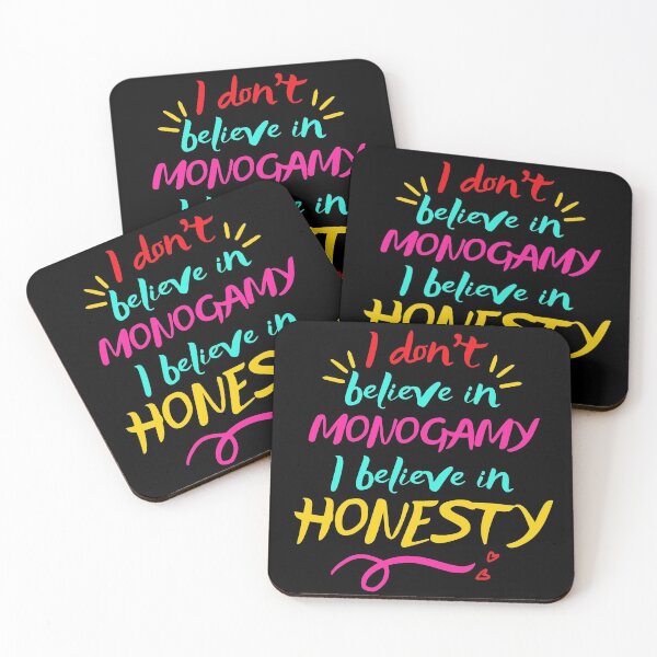 Item preview, I Don't Believe In Monogamy, I Believe in Honesty | Throuple | Polyamory designed and sold by throuplescorner.