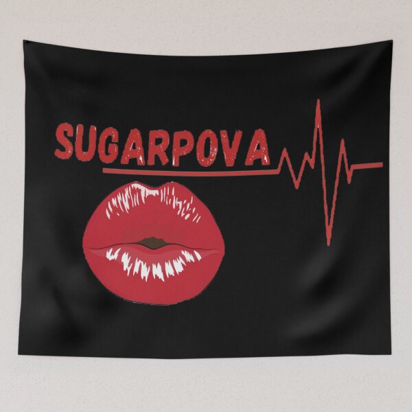 Item preview, SUGARPOVA Maria Sharapova Red lips designed and sold by Simi2020.
