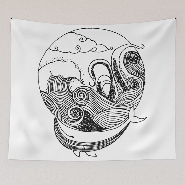 Item preview, Whale by the Ocean designed and sold by Abili-Tees.