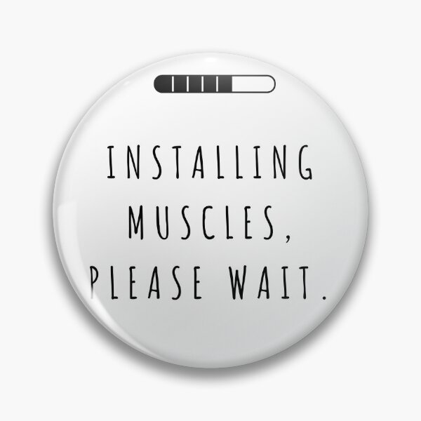 Item preview, installing muscles. designed and sold by vinegaricecream.