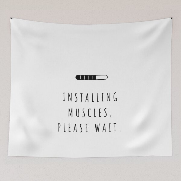 Item preview, installing muscles. designed and sold by vinegaricecream.