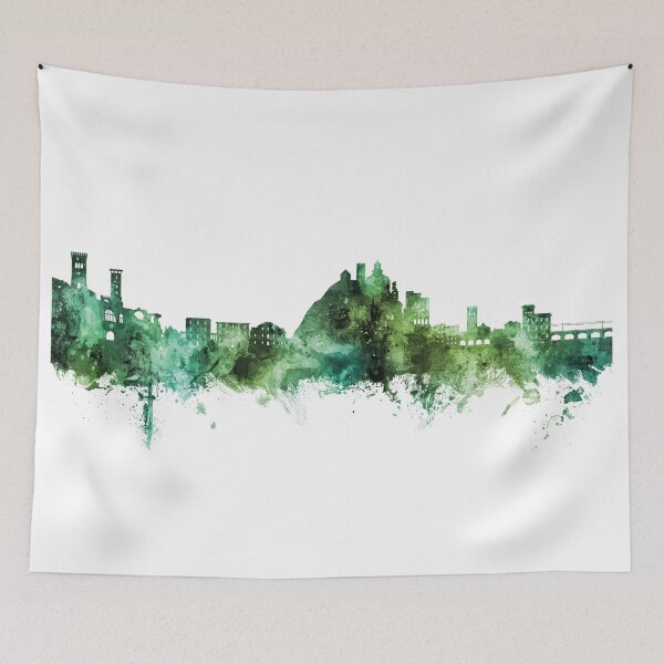 Item preview, Monterosso al Mare Italy Skyline designed and sold by ArtPrints.