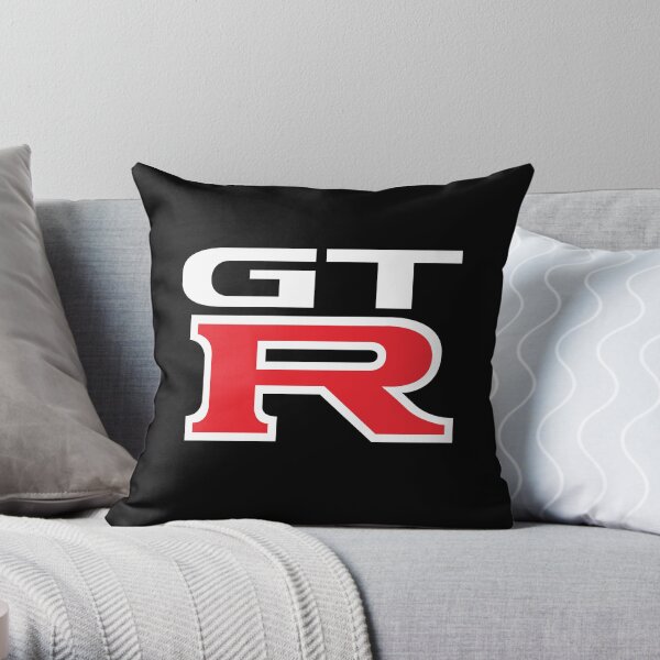 NISSAN GTR Throw Pillow