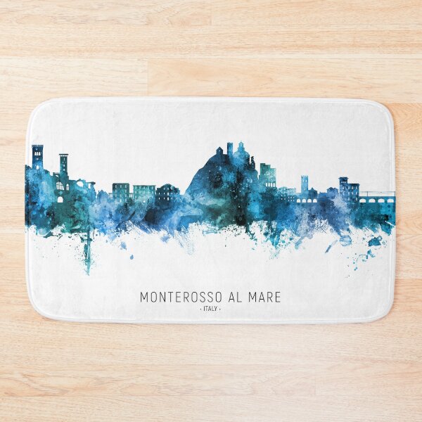 Item preview, Monterosso al Mare Italy Skyline designed and sold by ArtPrints.
