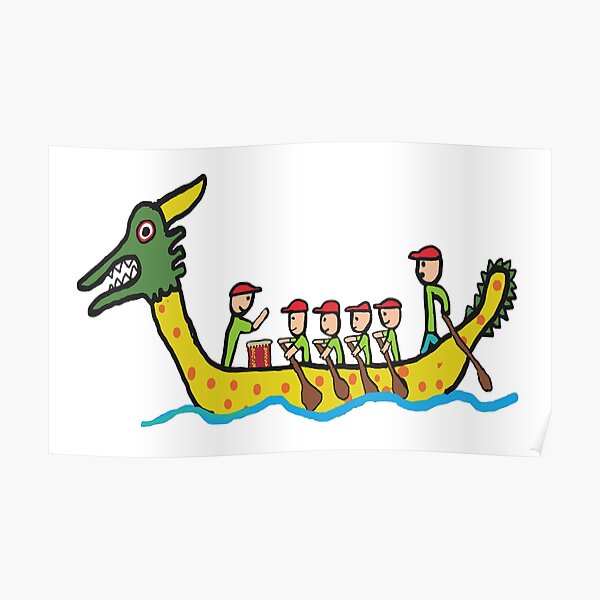 Dragon Boat Racing Poster