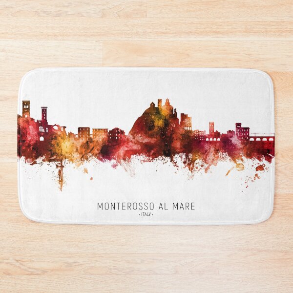 Item preview, Monterosso al Mare Italy Skyline designed and sold by ArtPrints.