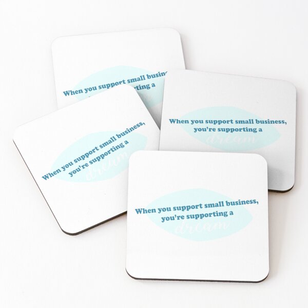 Item preview, Support Small Business Blue designed and sold by Modern-Fusion.