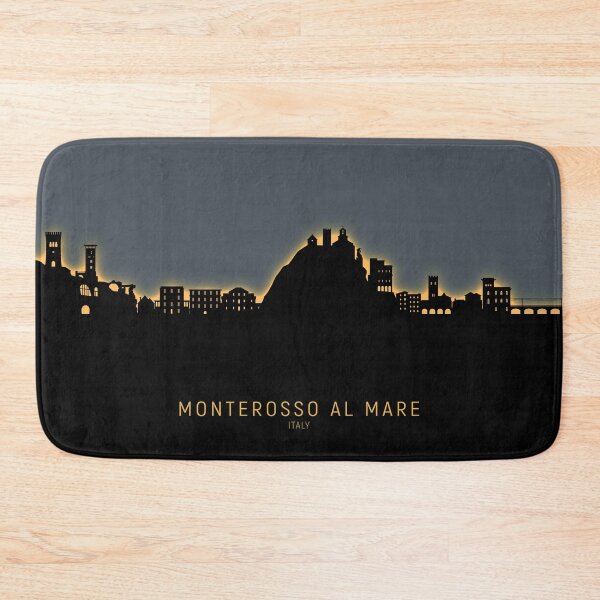 Item preview, Monterosso al Mare Italy Skyline designed and sold by ArtPrints.