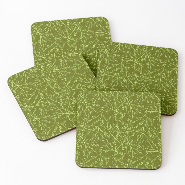Item preview, Lime Green Tree Branches Pattern designed and sold by everything4eva.