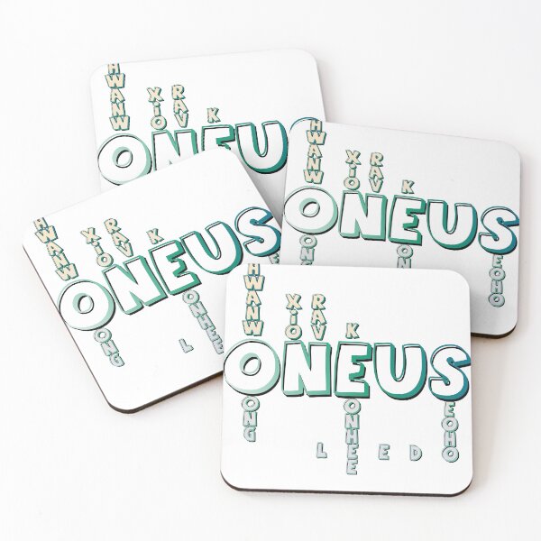 Item preview, ONEUS member names logo in official colours designed and sold by TheArtOfWords.