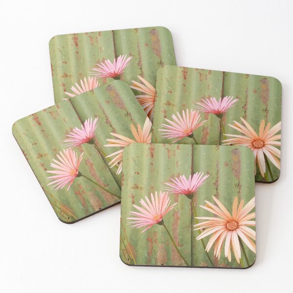 Item preview, flowers against rust designed and sold by Mark Malinowski.