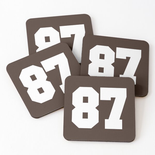 Item preview, 87 Number Cleveland Sports Eighty-Seven Brown Jersey designed and sold by HelloFromAja.