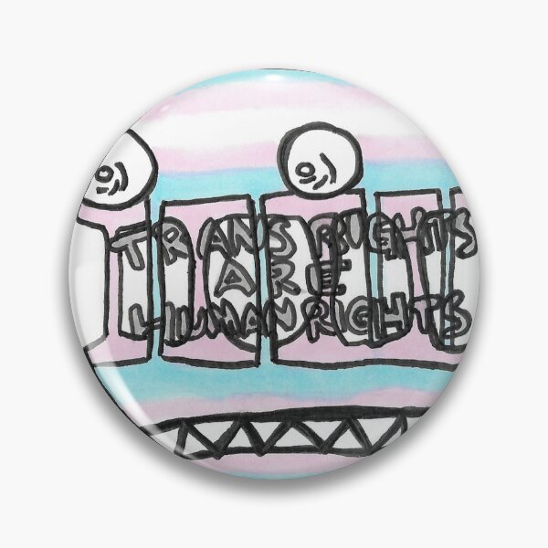 Item preview, TRANS RIGHTS HUMAN RIGHTS designed and sold by ShellQGames.