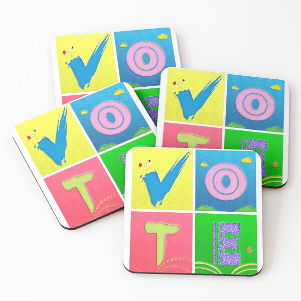 Item preview, VOTE CooL in squares designed and sold by MAZAX.
