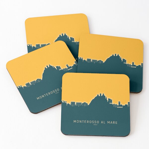 Item preview, Monterosso al Mare Italy Skyline designed and sold by ArtPrints.