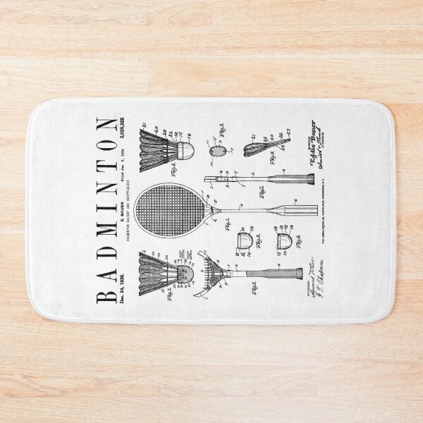 Item preview, Badminton Old Vintage Patent Drawing Print designed and sold by GrandeDuc.