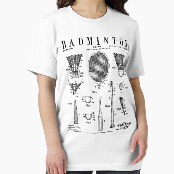 Item preview, Badminton Old Vintage Patent Drawing Print designed and sold by GrandeDuc.