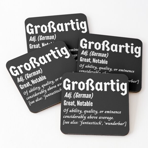 Item preview, German Deutsch Great Person Großartig Definition designed and sold by Time4German.