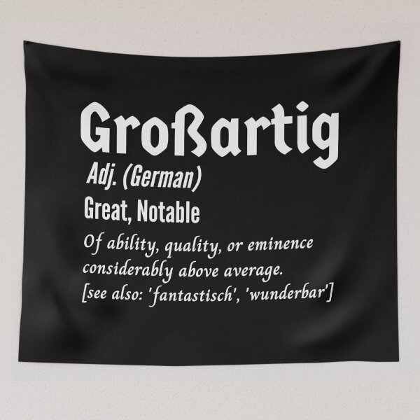 Item preview, German Deutsch Great Person Großartig Definition designed and sold by Time4German.