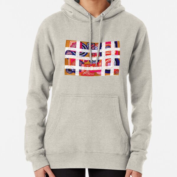 Goldilocks Abstract Doodle Art Pullover Hoodie