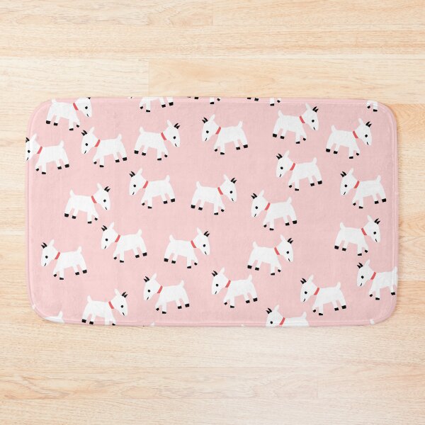 Item preview, Cute Goats Print on Pink Background designed and sold by kapotka.