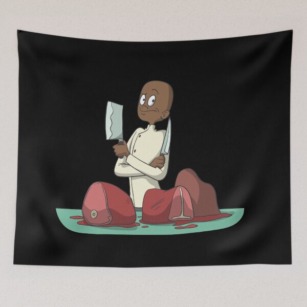 Item preview, Butcher knife meat designed and sold by Monkey Ful.