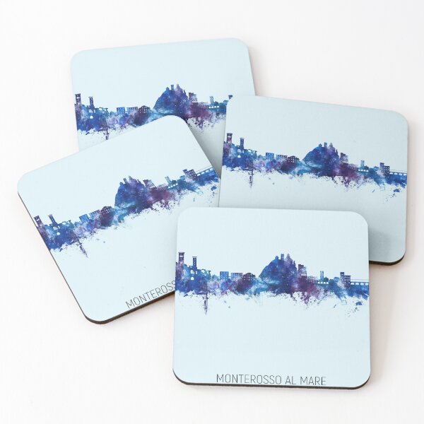 Item preview, Monterosso al Mare Italy Skyline designed and sold by ArtPrints.