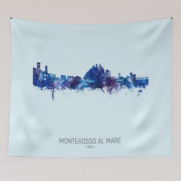 Item preview, Monterosso al Mare Italy Skyline designed and sold by ArtPrints.